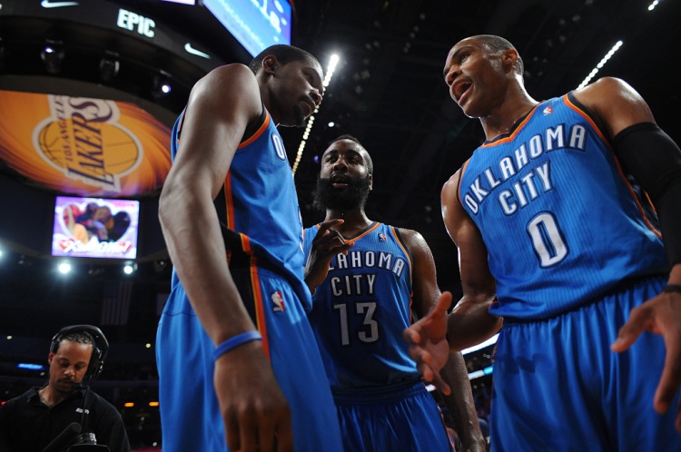  雷霆三少得分全部進(jìn)入歷史前20！他們是NBA歷史最大的如果嗎？