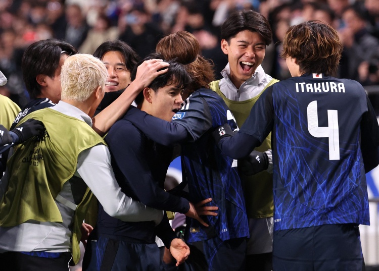  日本隊22名旅歐球員中15人來自五大聯(lián)賽，是22年3月出線時的兩倍