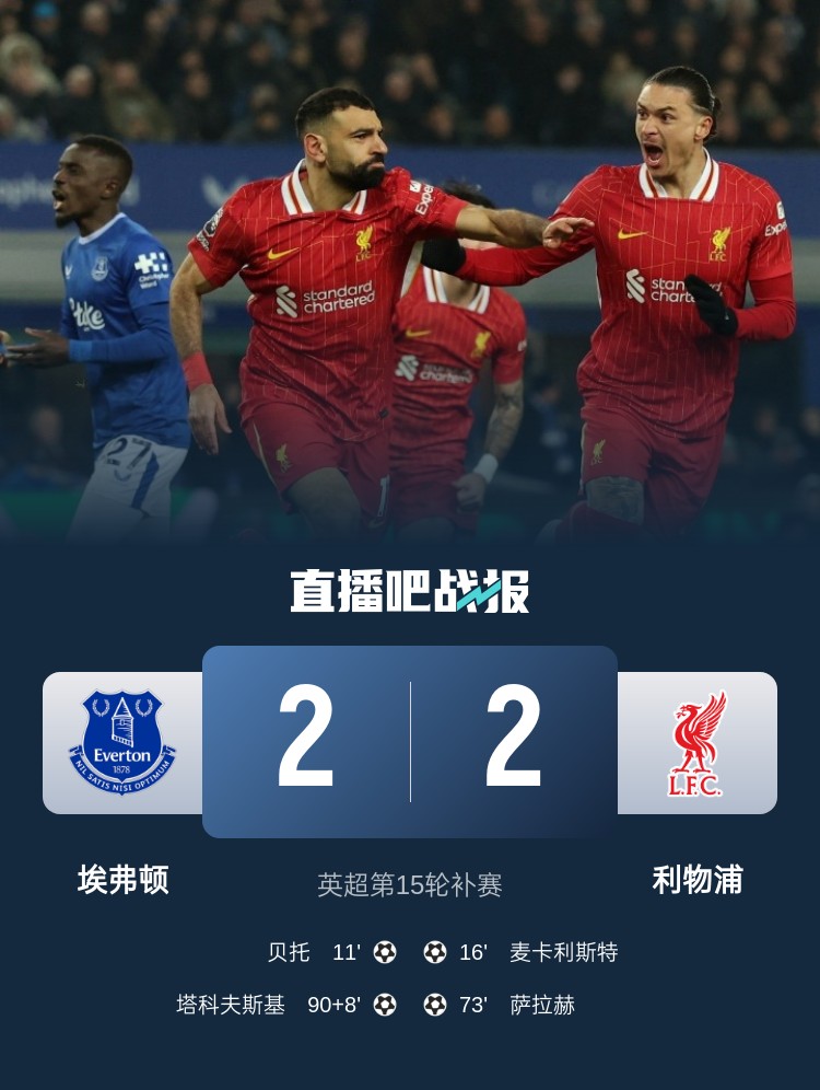  劉語熙評默西塞德德比：場面勝過比分，奧利弗又一次當“主角”